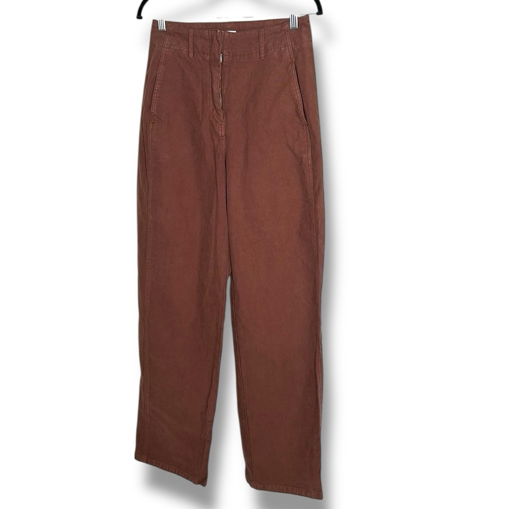 Aritzia Wilfred wide Women’s Brown Trousers Size 6 A23